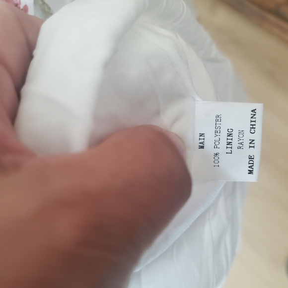 Petal & Pup Cream Midi Dress with Pastel Floral Motif - Picture 10 of 10